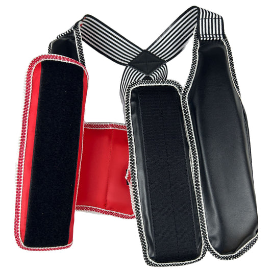 Chest Guard Reversible Black-Red