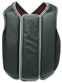 Chest Guard Reversible Black-Red